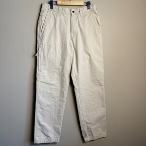 Columbia Sportswear Cotton Utility Cargo Hiking Pants Mens 30 Khaki Preppy